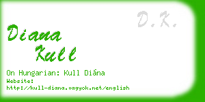 diana kull business card